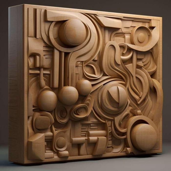 نموذج ثلاثي الأبعاد لآلة CNC 3D Art 